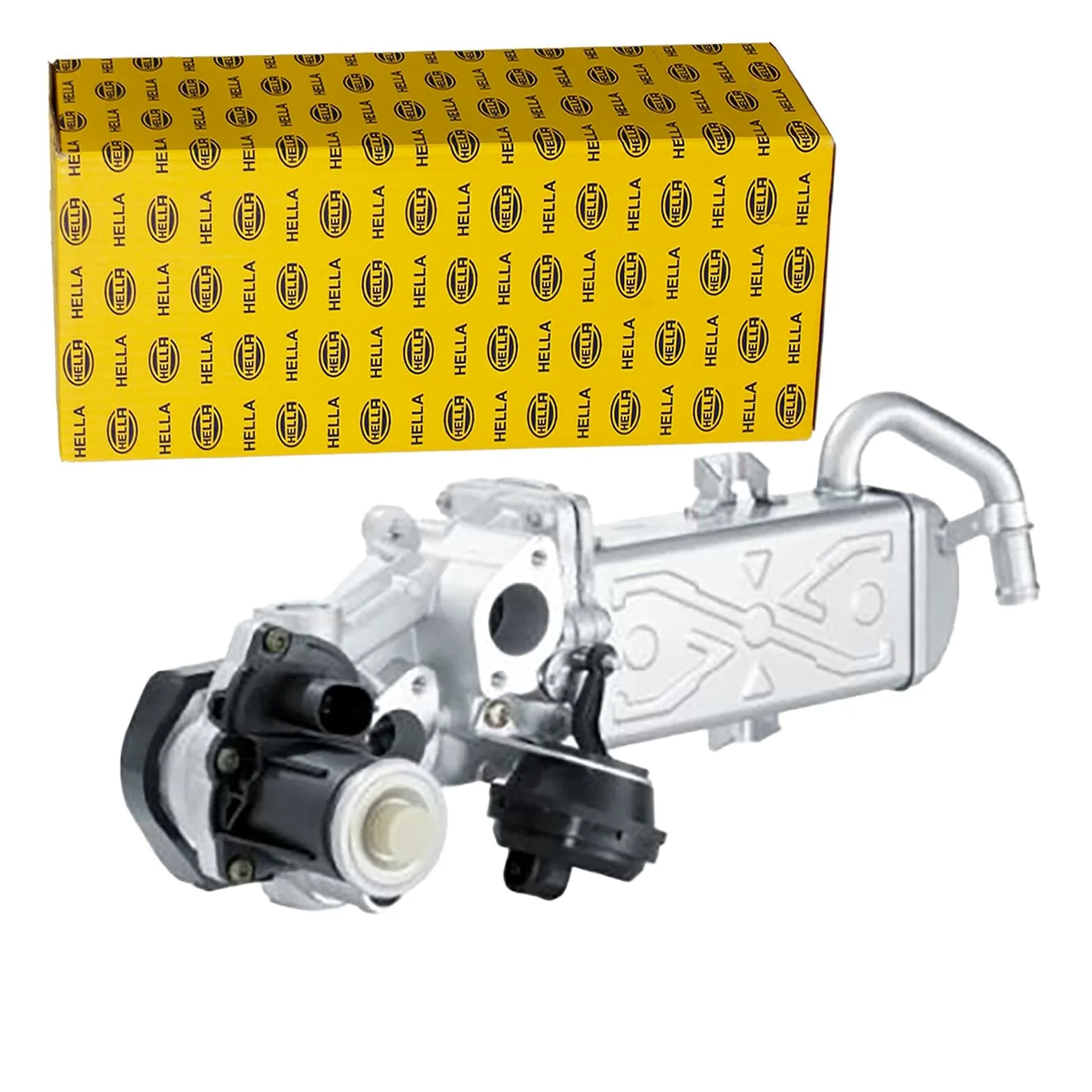 HELLA 6NU 358 167-001 AGR-Modul - elektrisch - 5-polig - mit Dichtungen/mit AGR-Kühler - mit AGR-Ventil