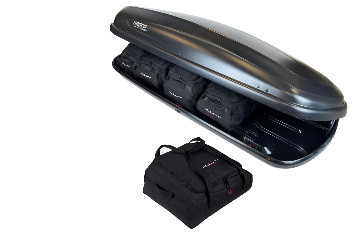 KJUST Taschen Set 5stk kompatibel mit Dachbox HAPRO TRAXER 8.6