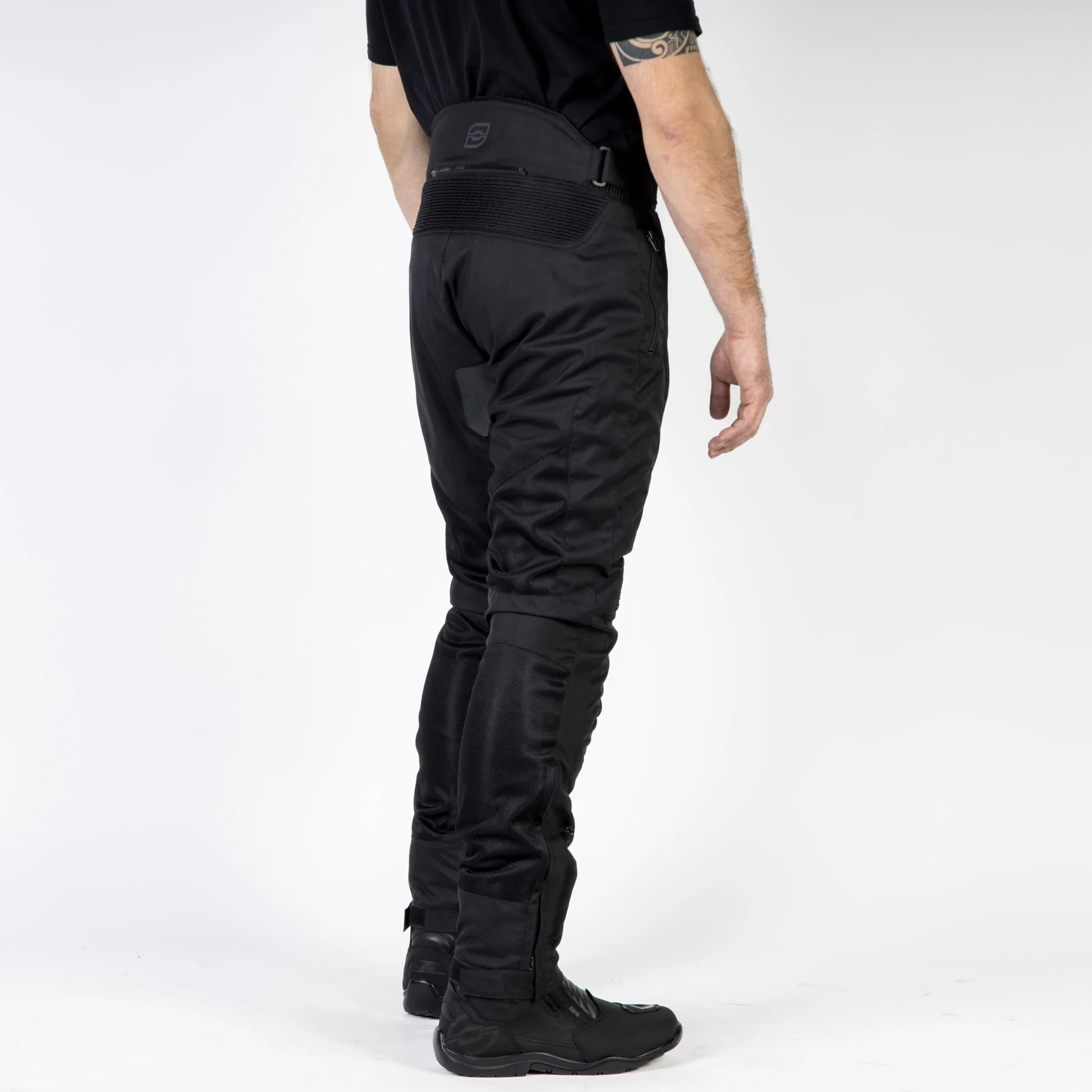 OZONE MOTO Dart Motorradhose Herren | Textil | Knieprotektoren Stufe 1 | Taschen für Hüft und Steißbeinprotektoren | Große Mesh Belüftungspaneele | Größen bis 10XL