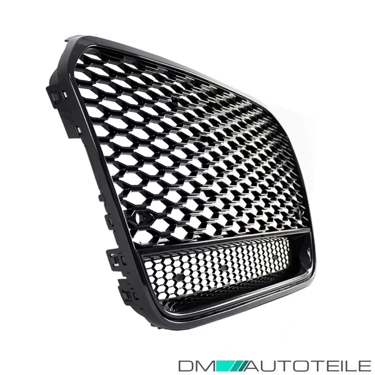 DM Autoteile Sport Wabendesign Kühlergrill Hochglanz Schwarz passt für A6 4G C7 bj 10-14 außer RS6 S6