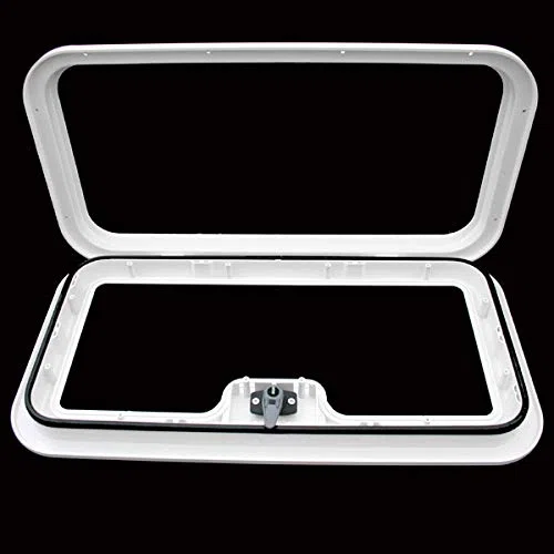 Serviceklapppe Staufach Tür Wohnwagen Wohnmobil Caravan Boot LKW 597 mm x 319 mm weiß