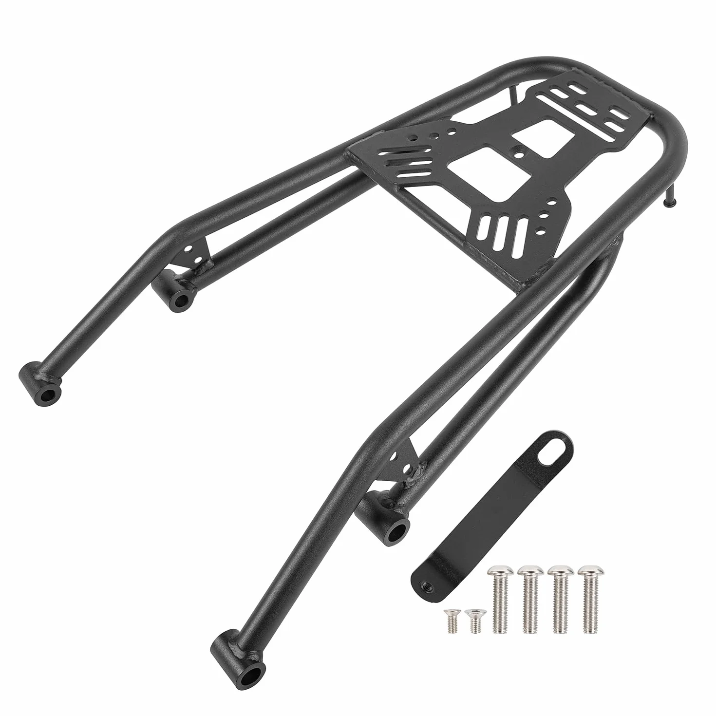 Motorrad Stahl Heckgepäckträger-Stützregal kompatibel mit CL250 CL300 CL500 CL 250 300 SCL500 2023 2024, Frachtträgerhalterung Topcase-Verlängerungsplatte Heckträger