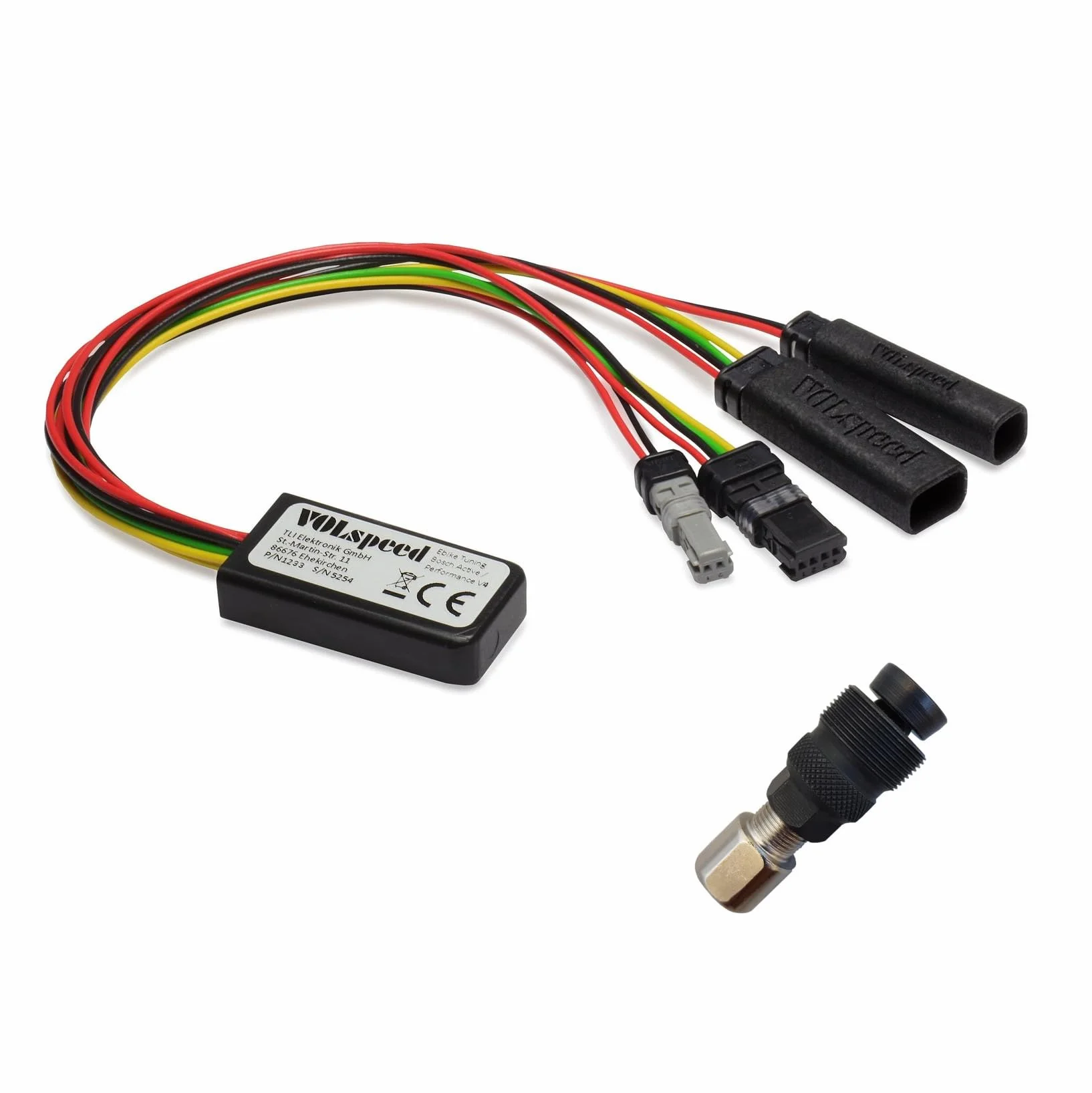 VOLspeed V4 für Bosch + Kurbelabzieher Active/Performance/CX – Bosch E-Bike Tuning Chip