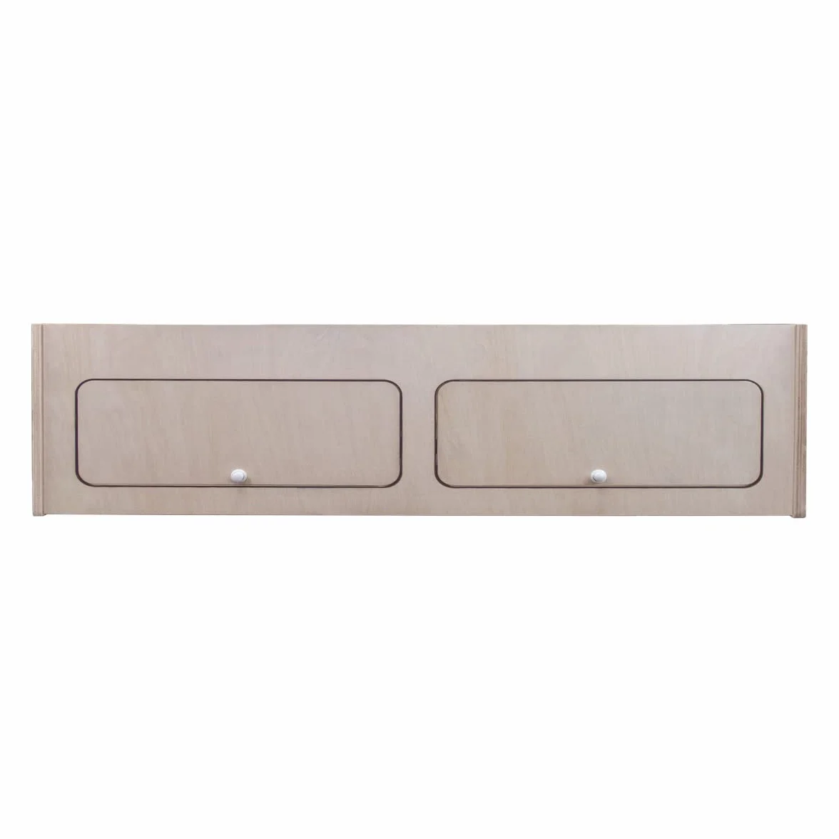 Wohnwagen Oberschrank Wohnmobil 120cm x 30cm x 30cm Camper Hängeschrank Birkensperrholz Trennwand Möbel Stauraum Leichtgewichtig Unbehandelt Soft-Close Druckknöpfe Vorgebohrte Löcher Befestigungssatz