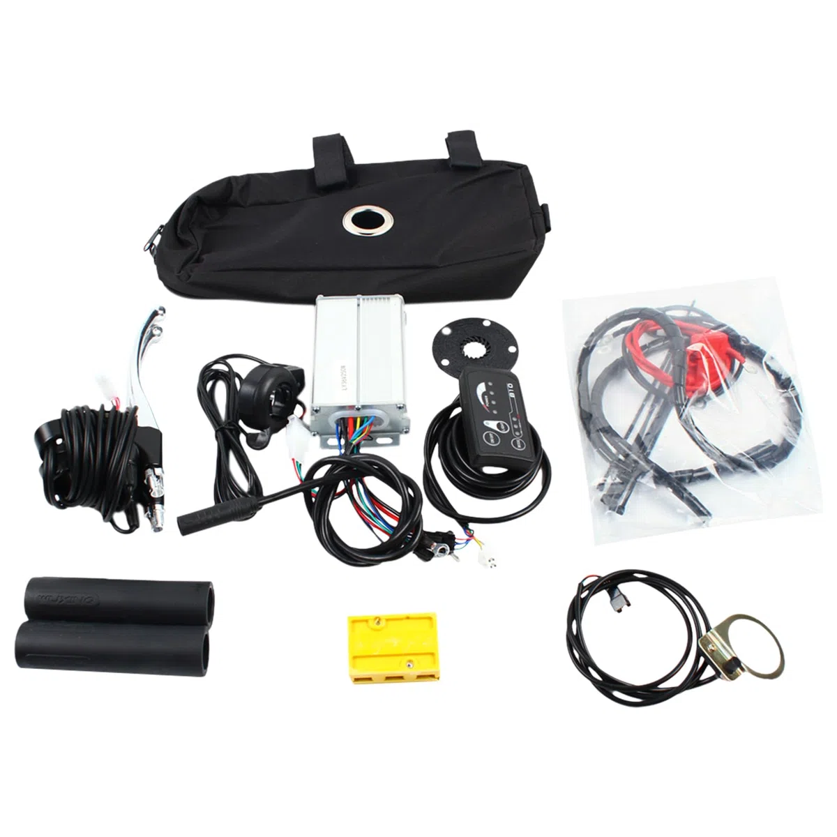 20 Zoll E-Bike Umbausatz, 36V Hinterrad Bürstenloser Nabenmotor mit LED Display, 5 Magnetpunkte Sensor, 3 Gang Getriebe, Elektrofahrräder Conversion Kit für V-Bremse und Scheibenbremse