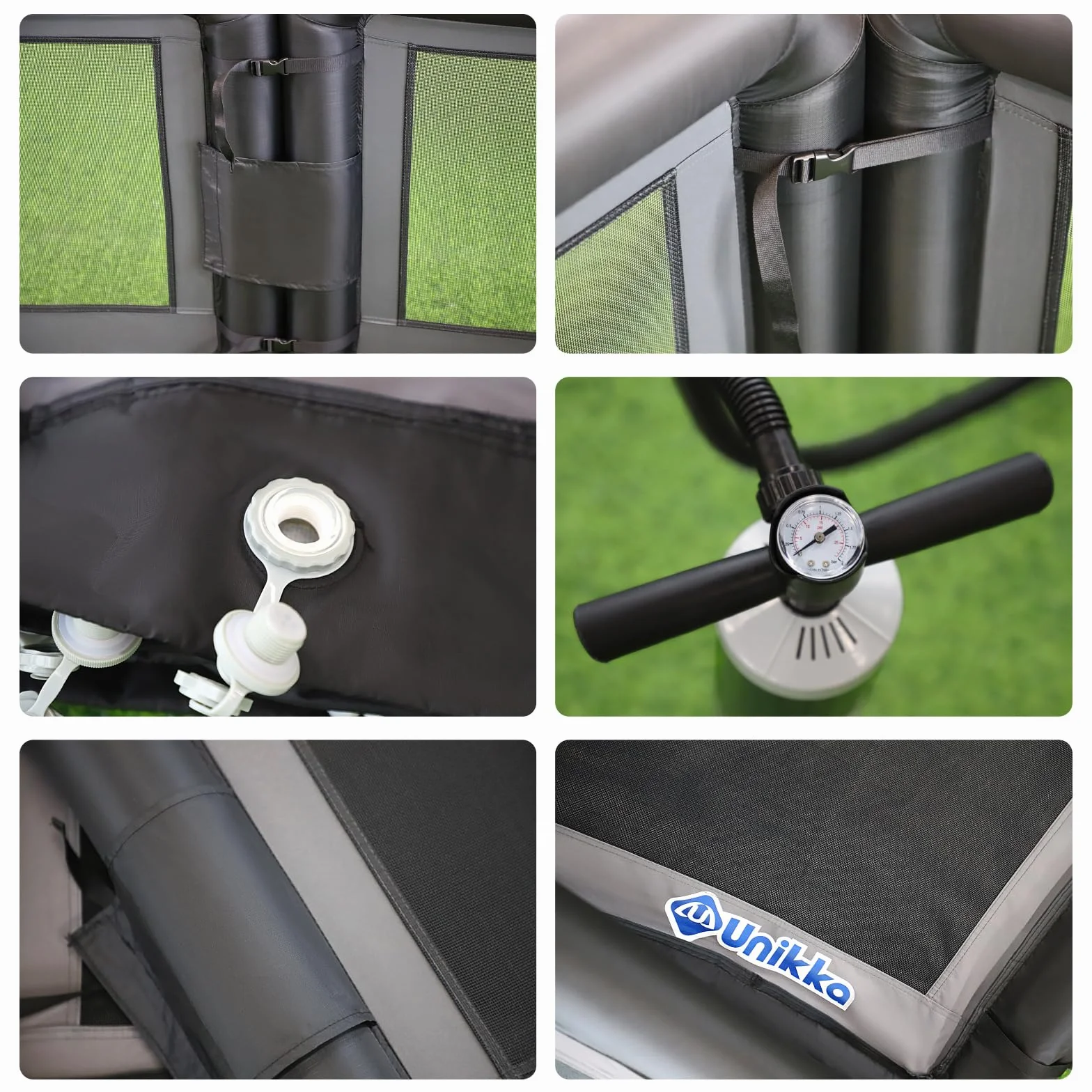 Aufblasbarer Modulzaun für Haustiere und Wohnmobile - Stabil und Flexibel (400x300cm (Freestanding No Caravan Needed))