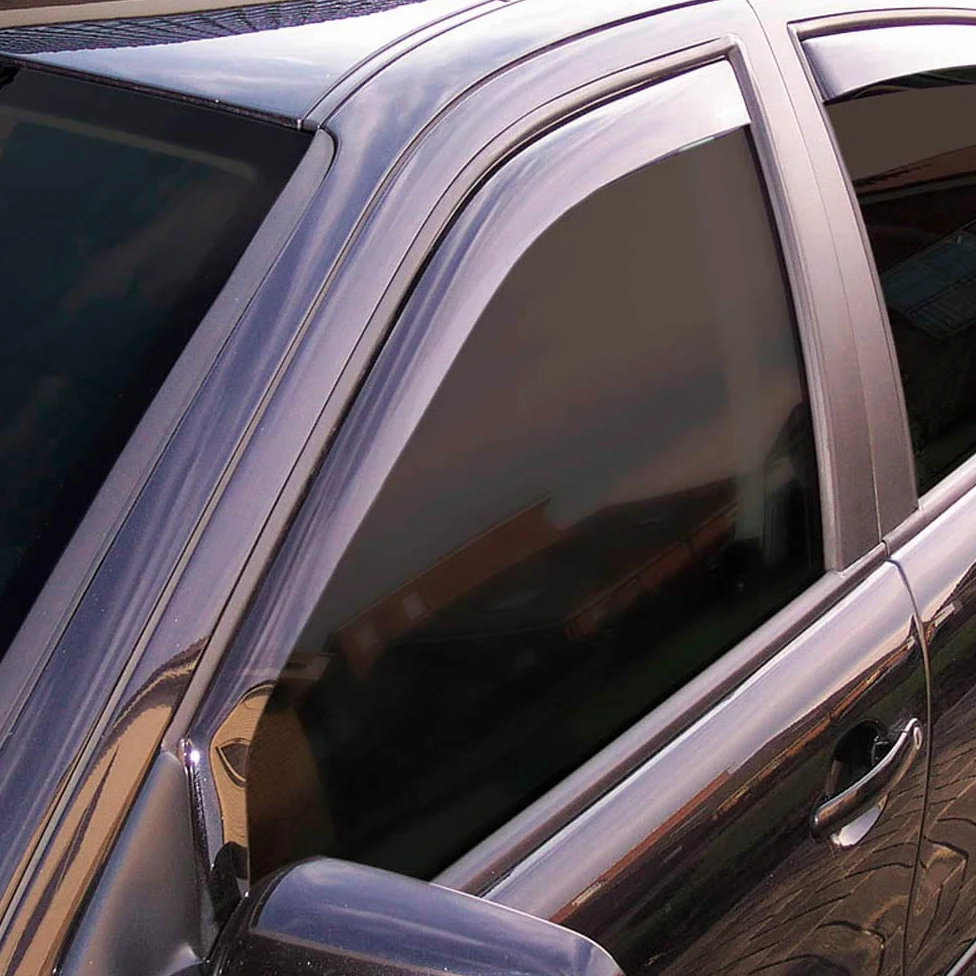 ClimAir Windabweiser Schwarz kompatibel mit Dacia Sandero/Stepway III 2021-