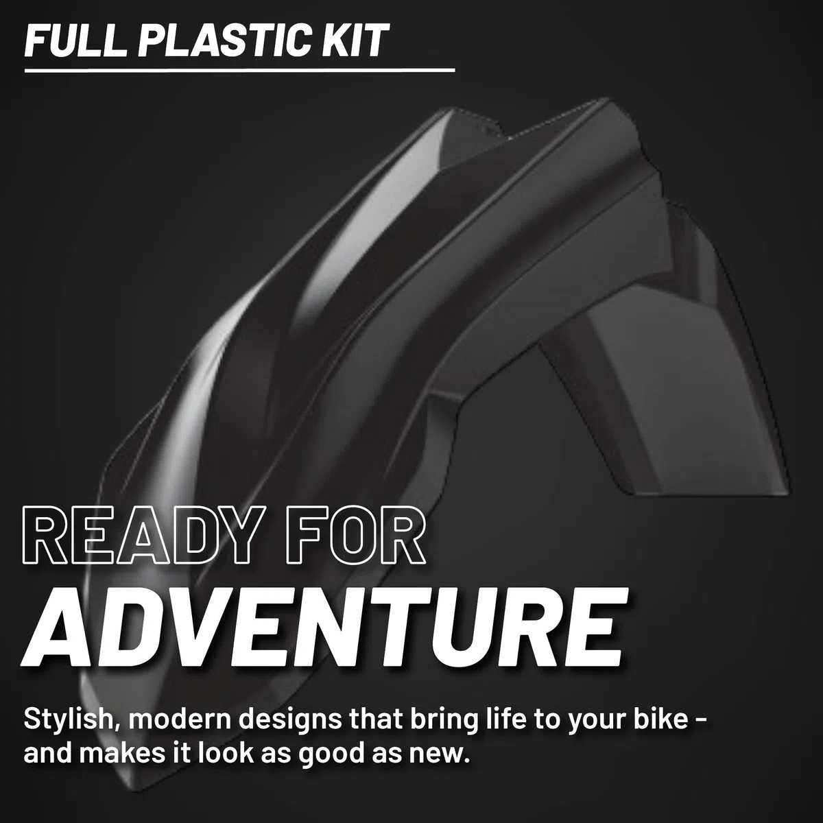 POLISPORT 91596 - Komplettes Plastik Kit für Beta RR X-Pro 2025 mit perfekter Passform, OEM-Qualität und hoher Widerstandsfähigkeit für anspruchsvolles Offroad-Fahren, Schwarz