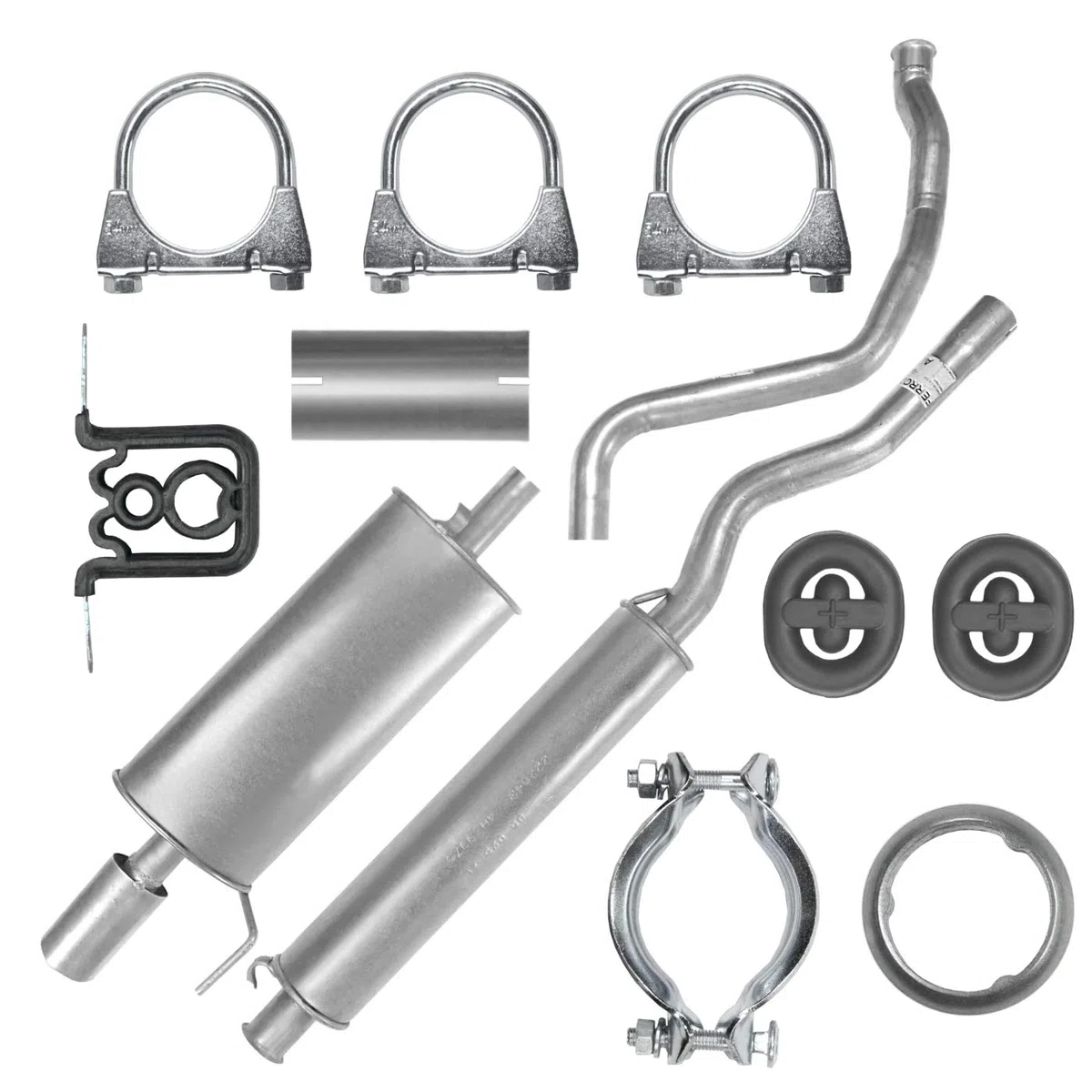 Adamot Auspuffanlage Schalldämpferset Auspuff für 80 B4 1.6 2.0