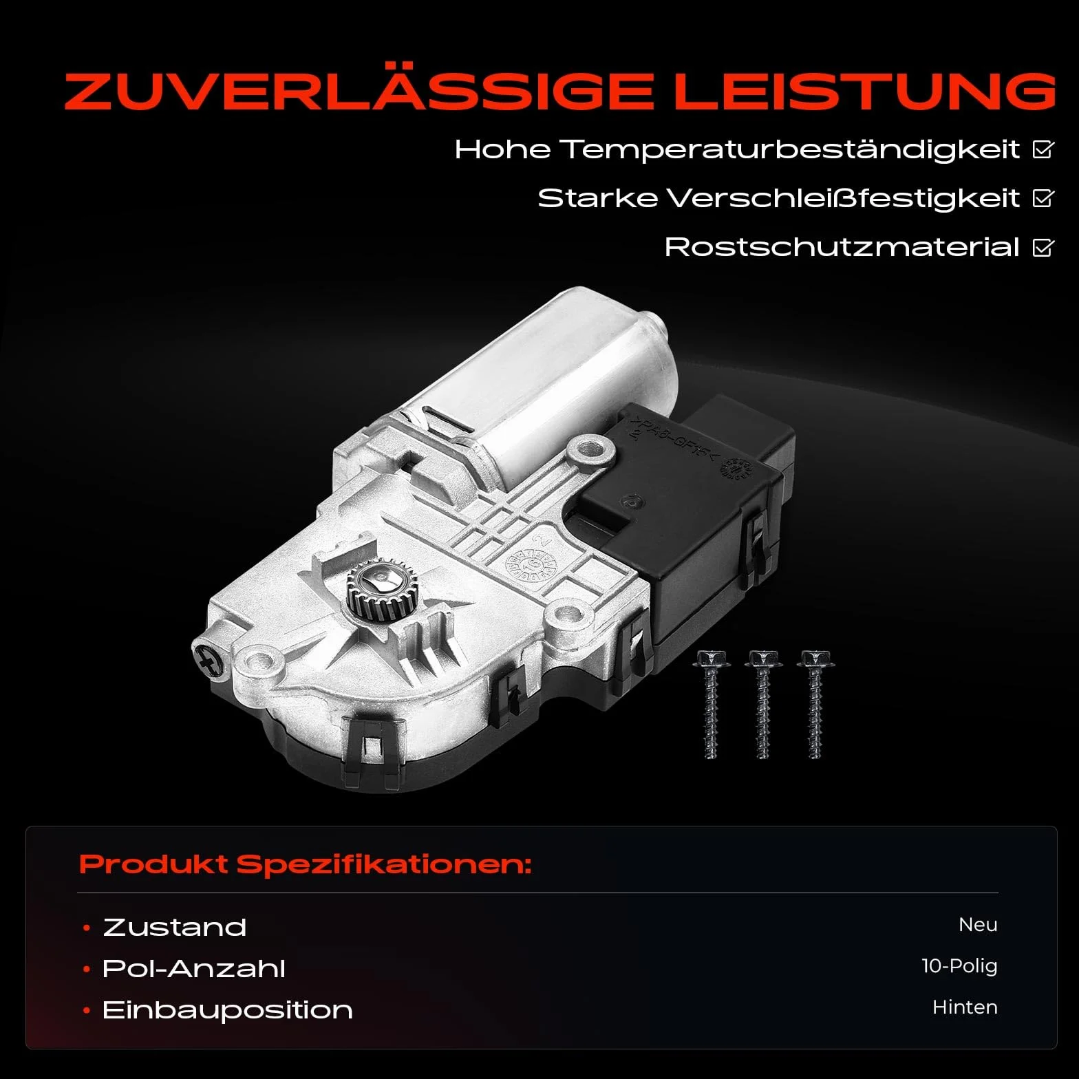 Schiebedachmotor Dachmotor Panoramadach Elektromotor für XC60 156 2.0L-3.0L SUV 2008-2017 31442109