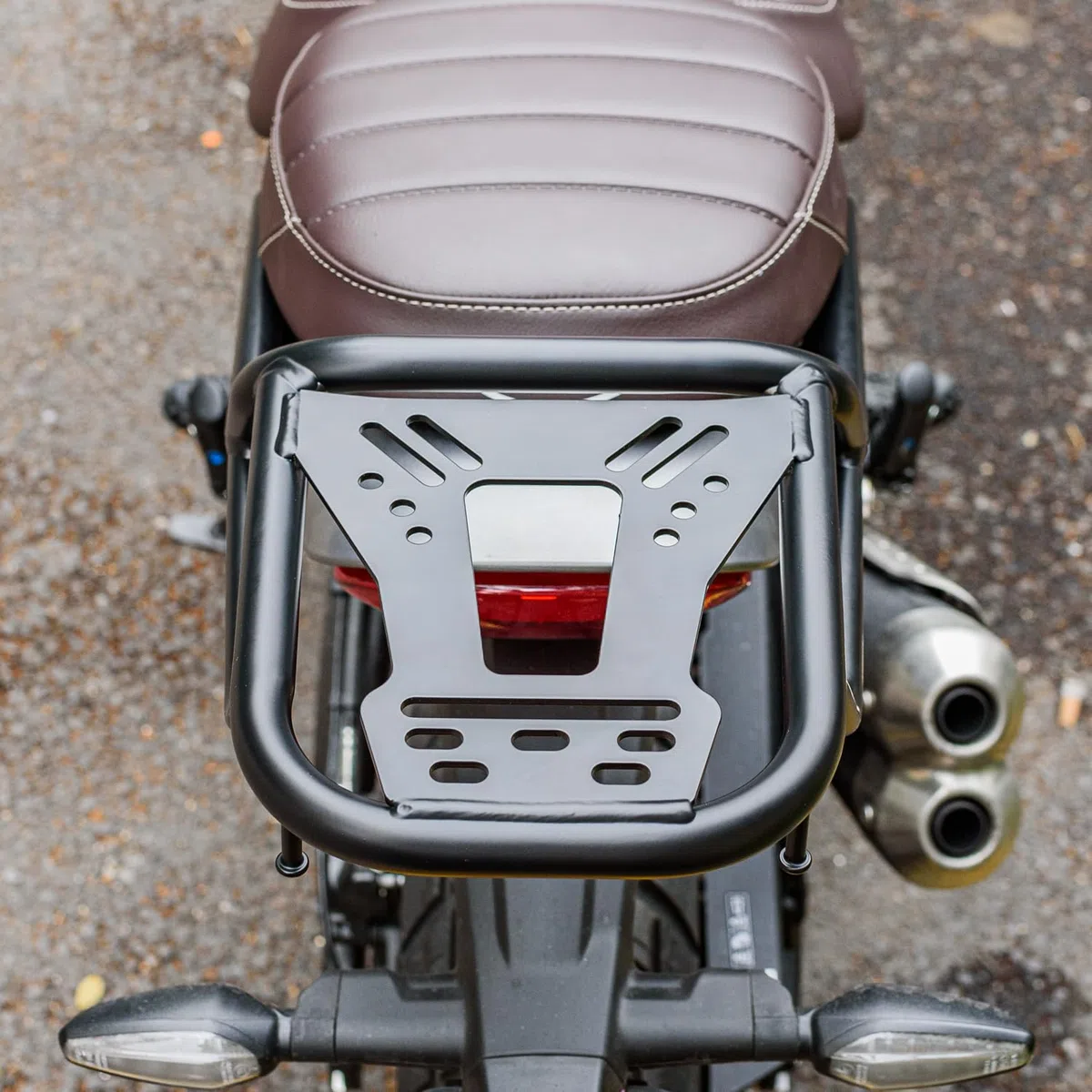 Motorrad Gepäckträger für Speed 400 Scrambler 400 x 2024 2025 2026 Hinten Gepäckbrücke Soziushaltebügel Haltegriff