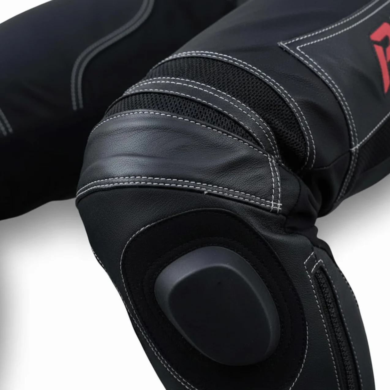 BI ESSE - Motorradanzug aus Leder und Stoff, ideal für Straßen, lange Reisen, Touring, Pitbike,komplett mit Höcker und harten Protektoren