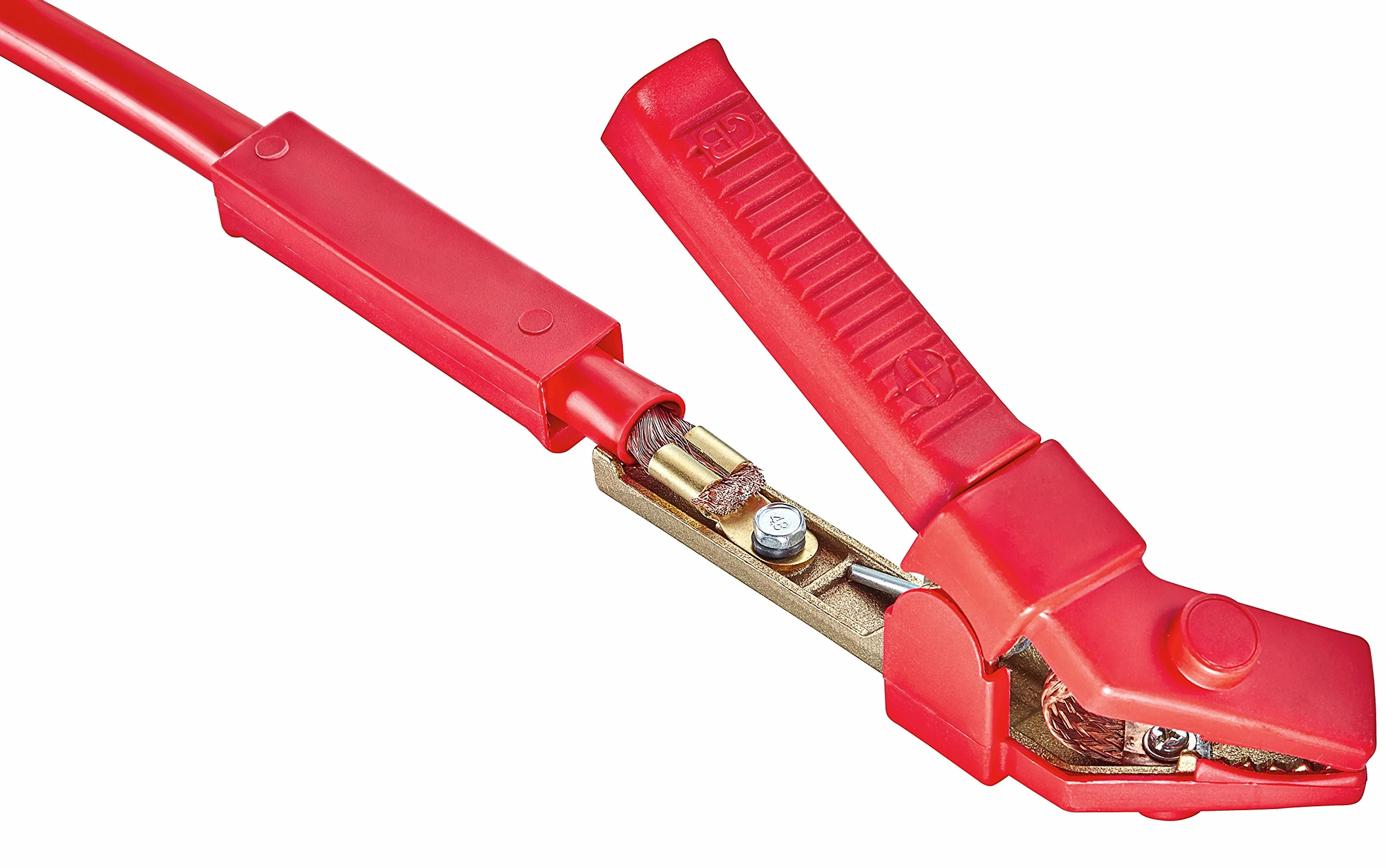 IWH - 6m Starthilfekabel Alu-Kupfer 70 mm² | Profi Starterkabel für 12- & 24 Volt Batterien | Auto Starterkabel für PKW & LKW Batterien | Inhalt: 1x Starthilfekabel; 1x Tasche | Länge: 6m