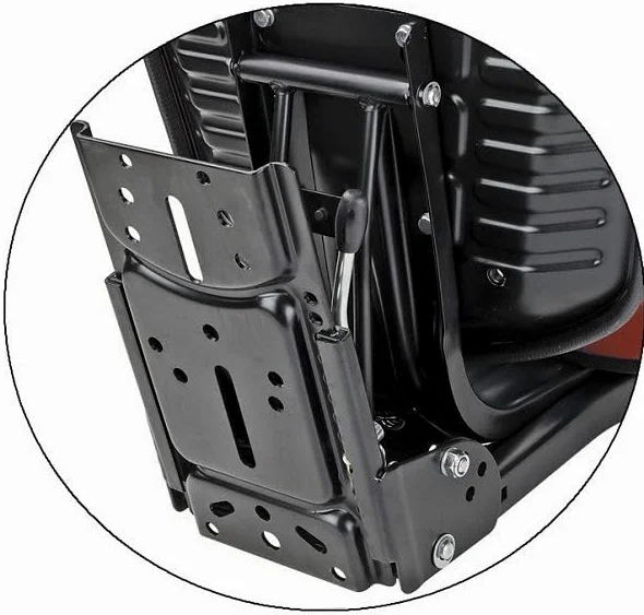 Traktorsitz VS200 gefedert Universal PVC Kunstleder 50-120 kg Federung 100 mm Längs- Neigungsverstellung