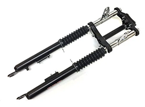 Gabel Federgabel komplett Schwarz passend für Tomos A35 Mofa Moped Mokick – Länge 630mm