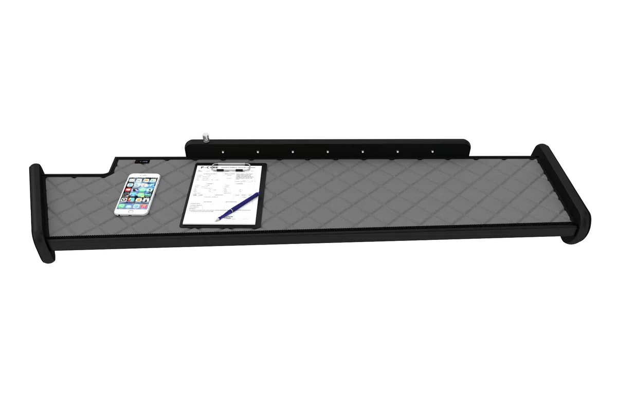 F-CORE Tische auf dem armaturenbrett LKW für Man TGX 01.07-03.20 LED Panel 24V Doppel GRAU