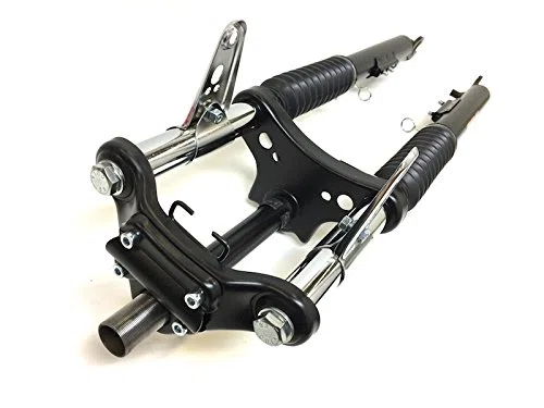 Gabel Federgabel komplett Schwarz passend für Tomos A35 Mofa Moped Mokick – Länge 630mm
