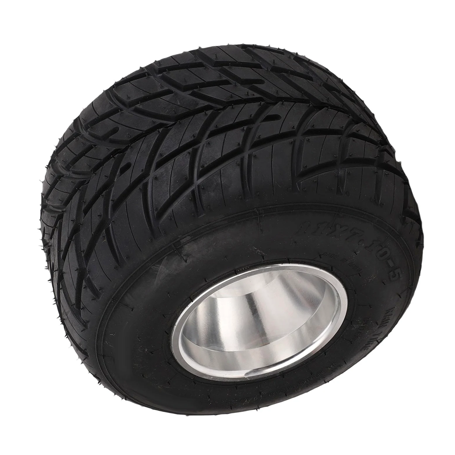 KIMISS 11x7.10-5 Go Kart Tire Aluminiumlegierung Hinterrad Rand Montage ATV UTV SXS Golfwagen