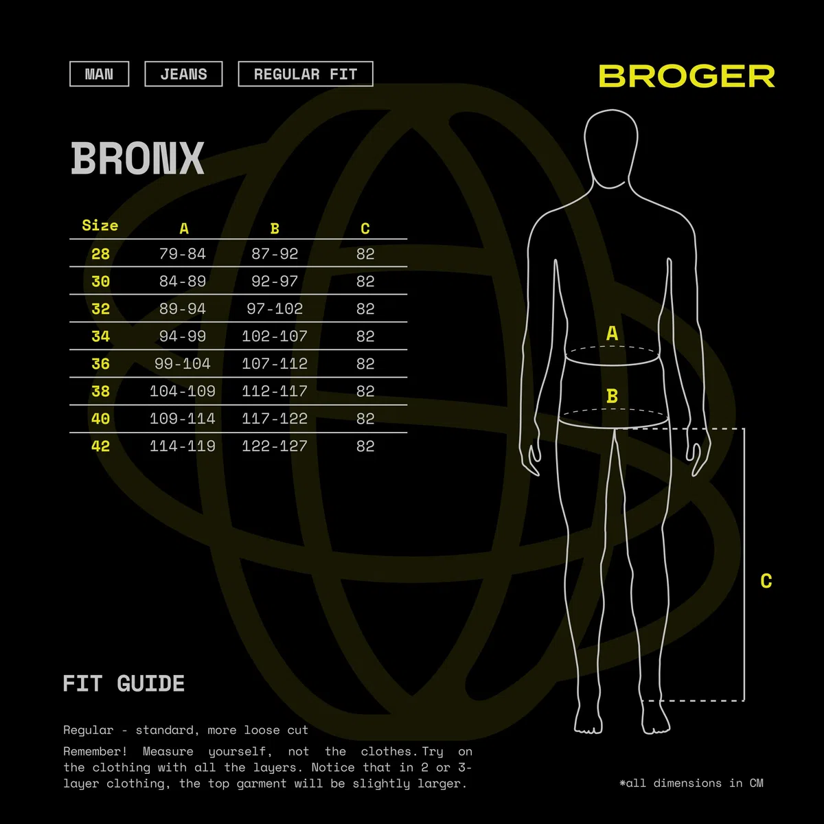 BROGER Bronx Motorradjeans Motorradhose Herren | Denim | Aramidfaser Futter | Knie und Hüftprotektoren Stufe 1 | Cargotaschen | Schutzstufe AA | Regular Fit