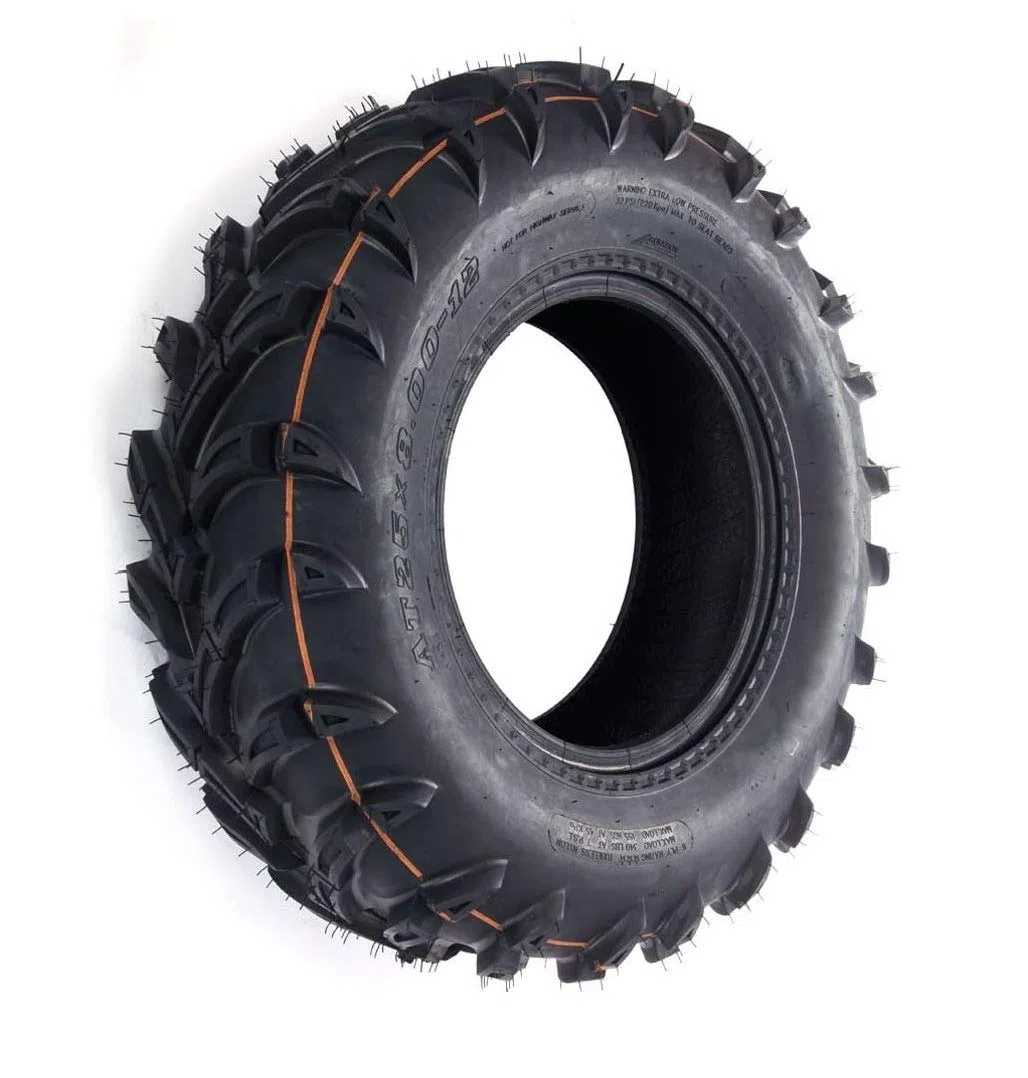 1x 25x8-12 P377 25x8.00-12 HAKUBA MASSFX ATV Quad Buggy Geländereifen UTV