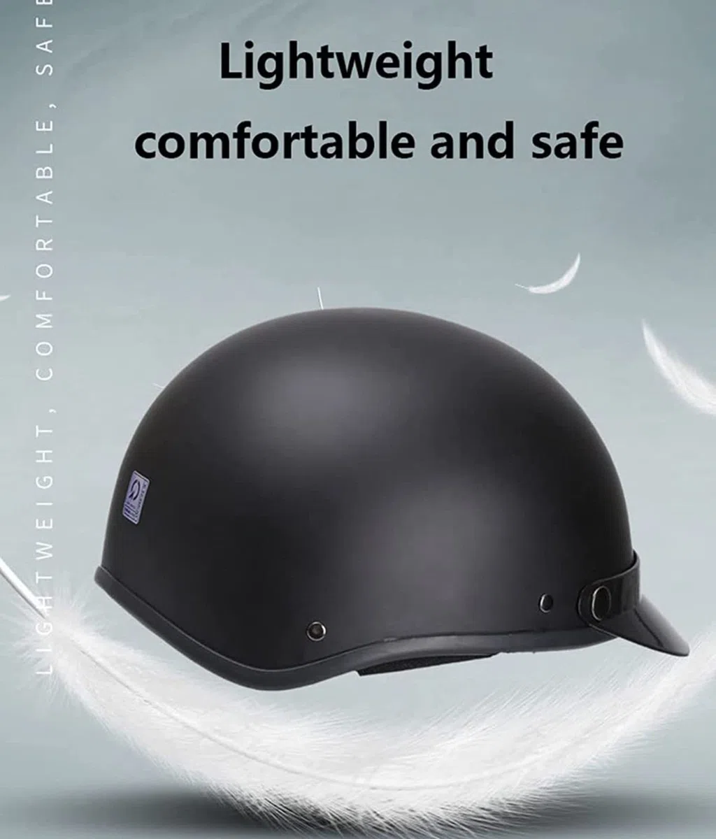 Motorrad Halbhelme Halbschalenhelm Brain-Cap Halbschale Jet-Helm Motorrad-Helm Roller-Helm Scooter-Helm für Chopper Biker Moped-Helm ECE-Zulassung
