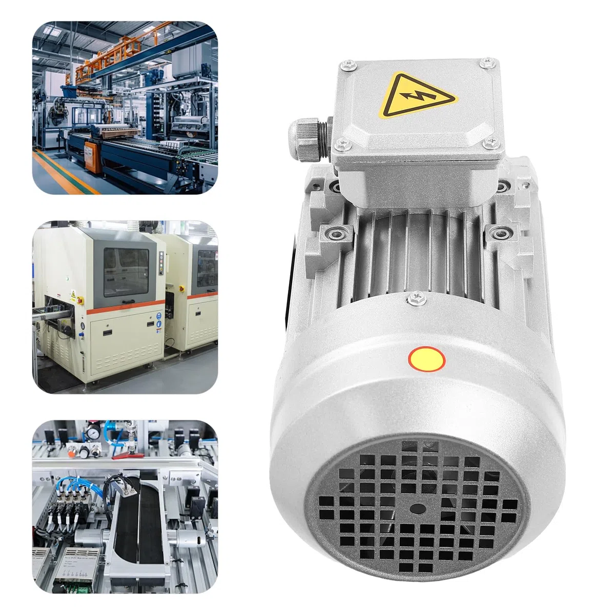 Elektromotor 1.1kW 380V Dreiphasen-Motor 1405U/min Schaftdurchmesser 19mm reine Kupferspule