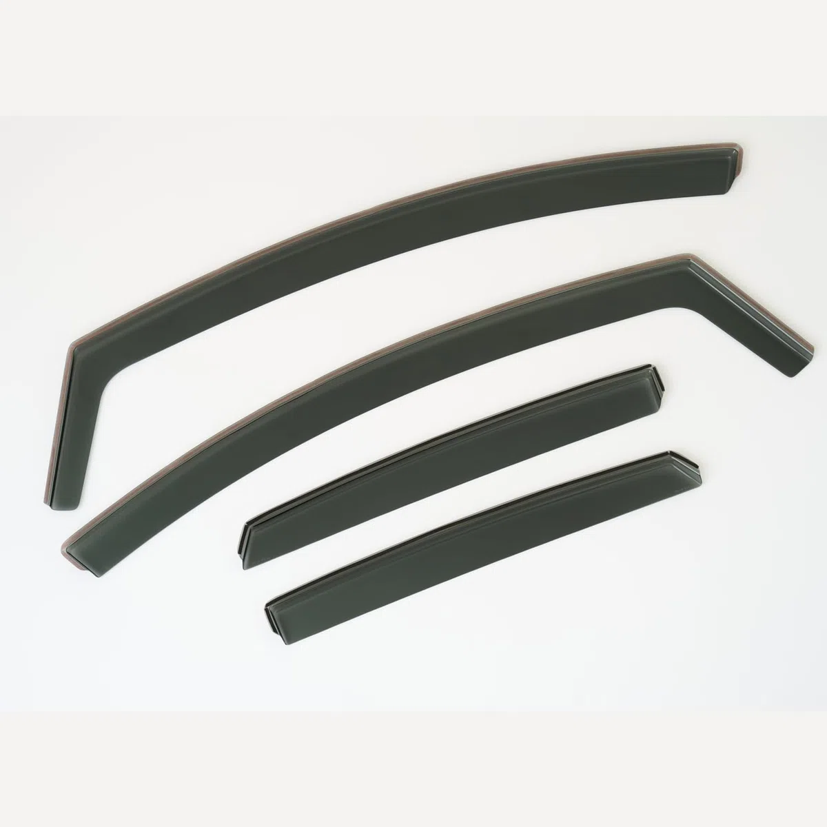 Set mit 4 Windabweisern, kompatibel mit Seat Leon 5-Türer Kombi MK3 2013 2014 2015 2016 2017 2018 2019 2020 Modelle.
