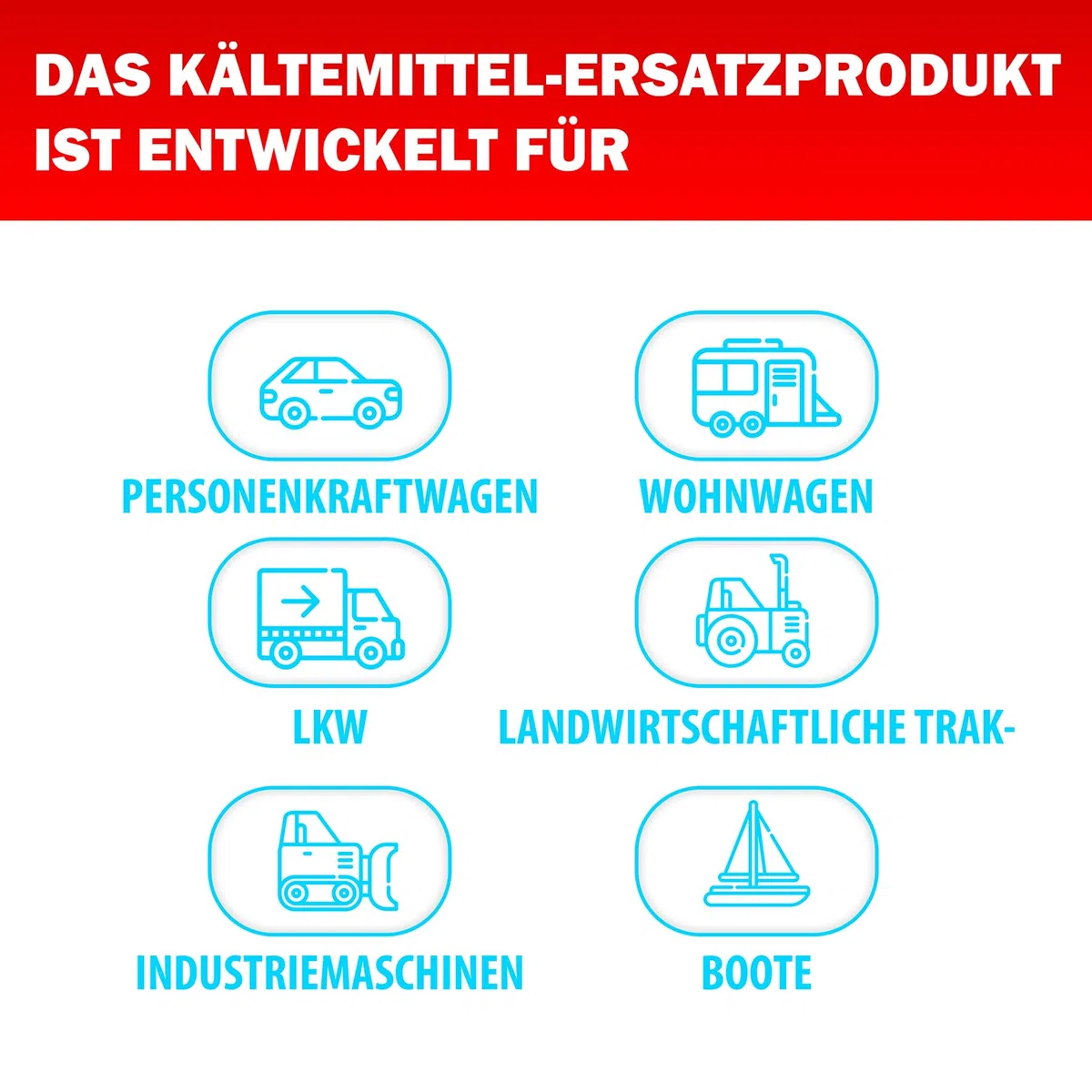 5in1 - Kältemittel R1234yf x2 für Auto Klimaanlage mit Öl, Dichtungsmittel, UV-Farbstoff, Trocknungsmittel - Schnelle Anwendung - Schützt den Kompressor - 235g Jede Dose