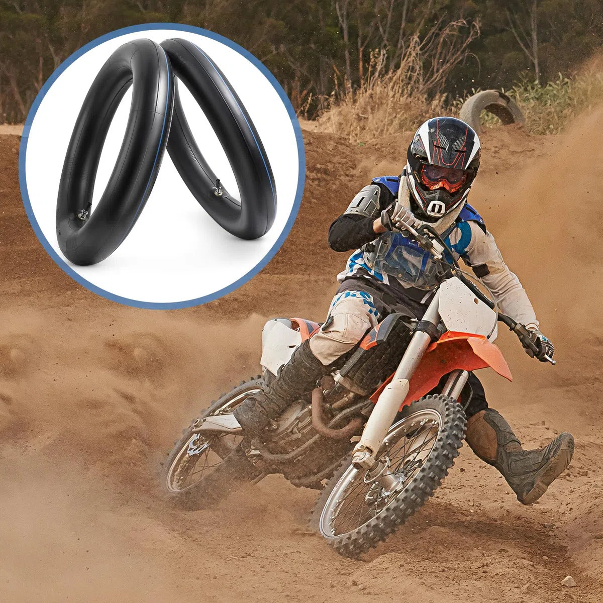 2Pcs 2.75/3.00-18 (80/100-180) Motorrad Schläuche TR4 Gerades Ventil Hochleistungs Butylkautschuk Innenschläuche kompatibel mit 2.75-18 3.00-18 Dirt/Mini Pit Bike Vorder/Hinterradreifen