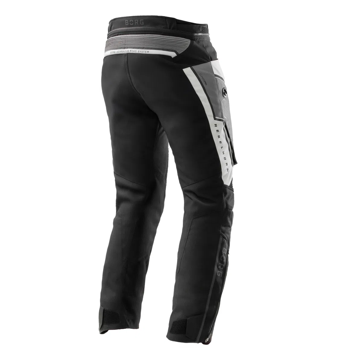 REBELHORN Borg II Motorradhose Herren | Textil | Knie und Hüftprotektoren Stufe 2 | HydraShield PRO In&Out Membran | Belüftungspaneele | 3 Beinlängen | Größen bis 10XL