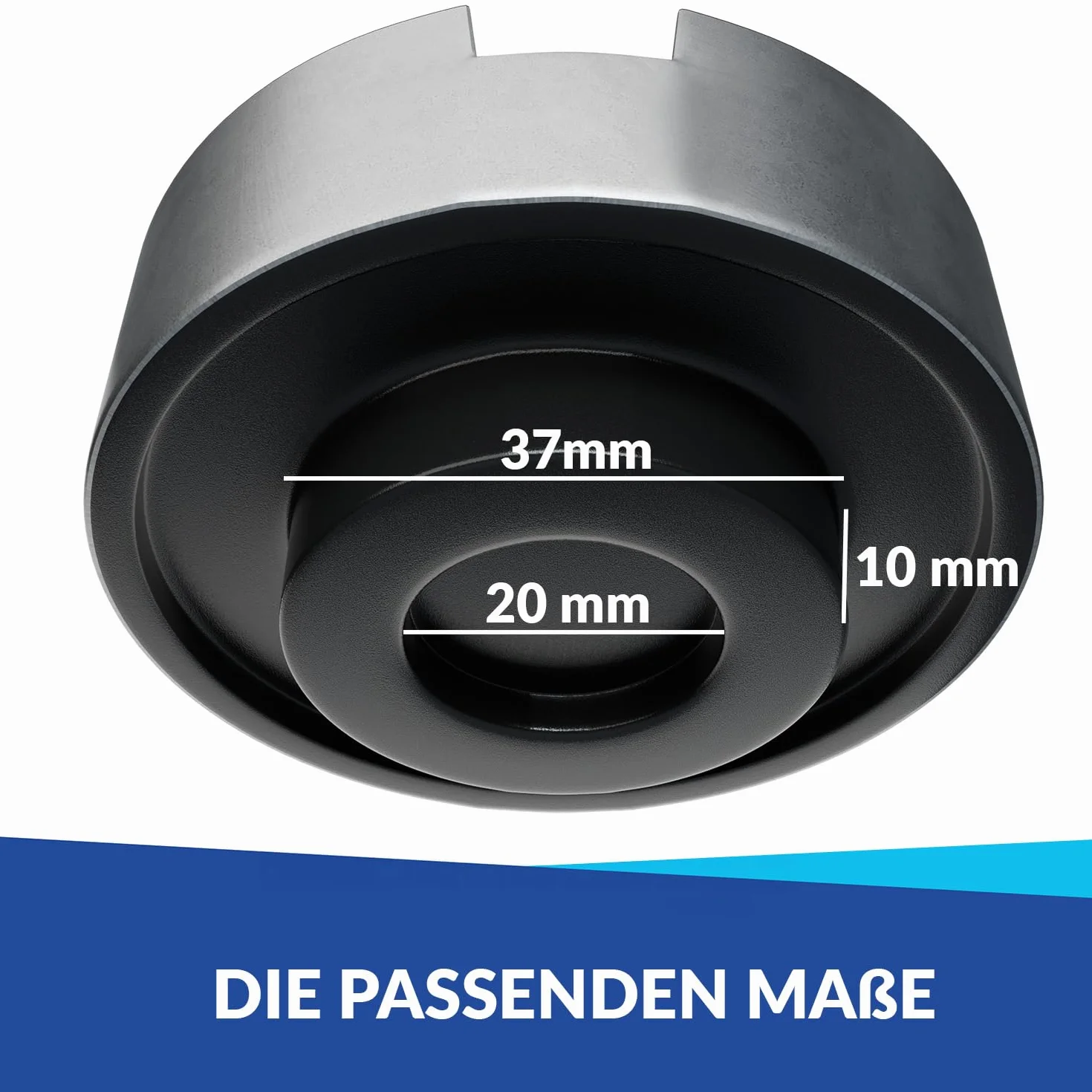 NTG HYDRAULISCHER WAGENHEBER 2T – TÜV-zertifizierter Flacher Rangierwagenheber für PKW & tiefergelegte Fahrzeuge – 85–375 mm Hubhöhe – Wagenheber Hydraulisch mit 2.000 kg Tragkraft und Gummiauflage