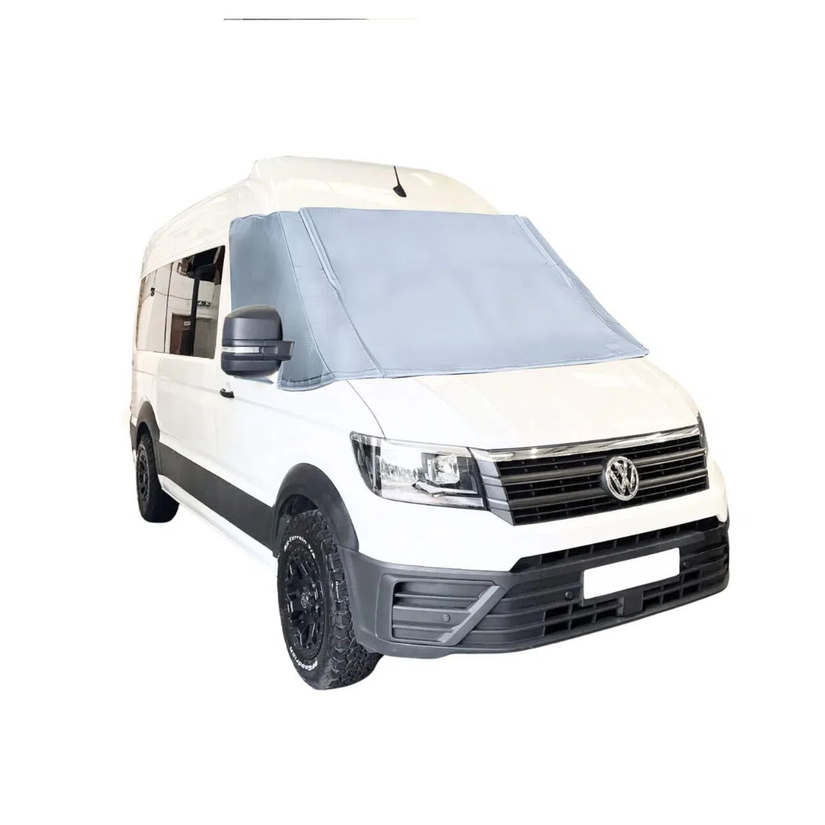 Marvix Externe Thermomatte Wohnmobil Silber Abdeckung Luxus Frontscheiben-Isolierung Verdunkelungsblende für VW Crafter/Grand California & Man TGE ab 2018