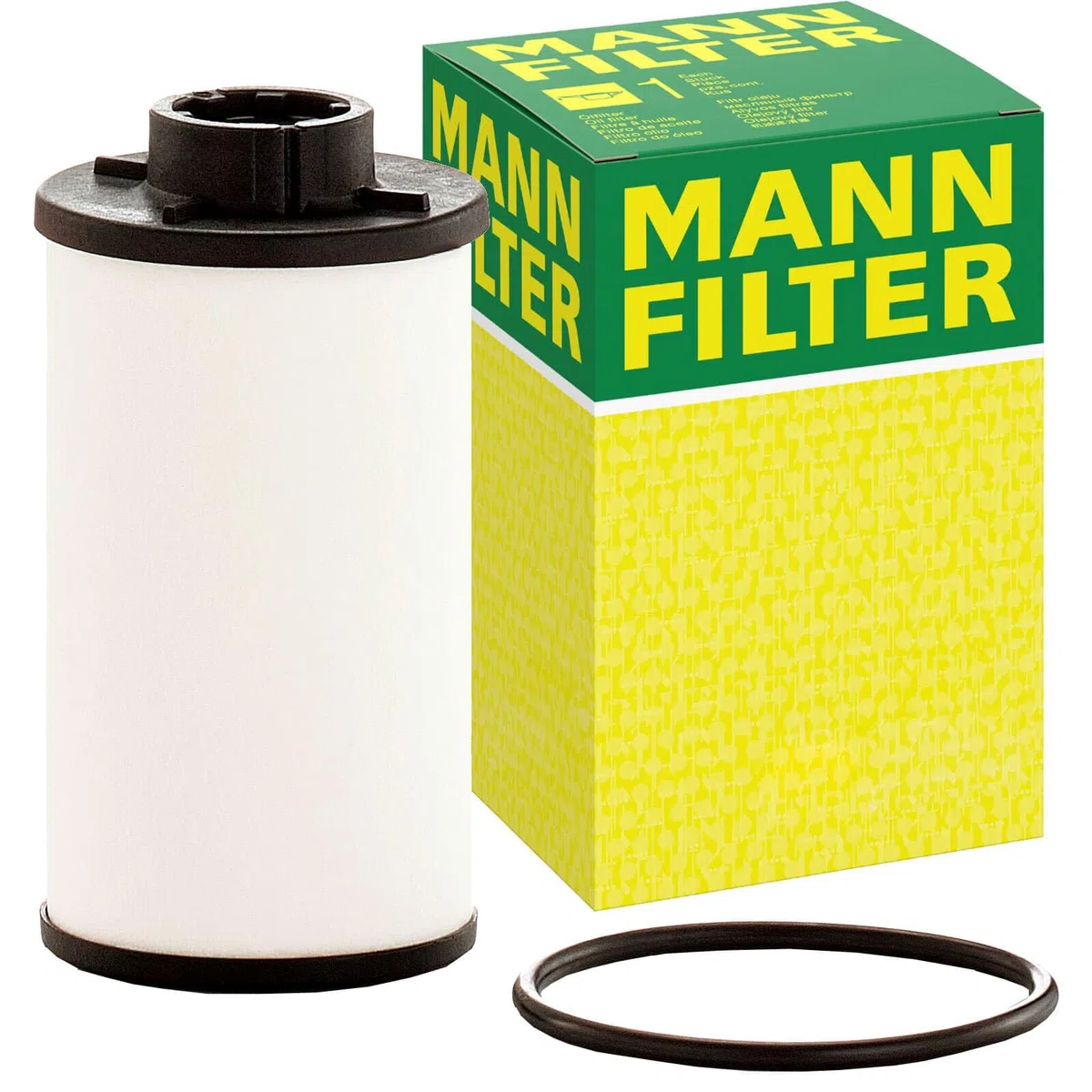 BandelOne enthält Mann Filter Hydraulikfilter+Febi Getriebeöl passend für Doppelkupplungsgetriebe DQ250 02E 0D9 DSG6