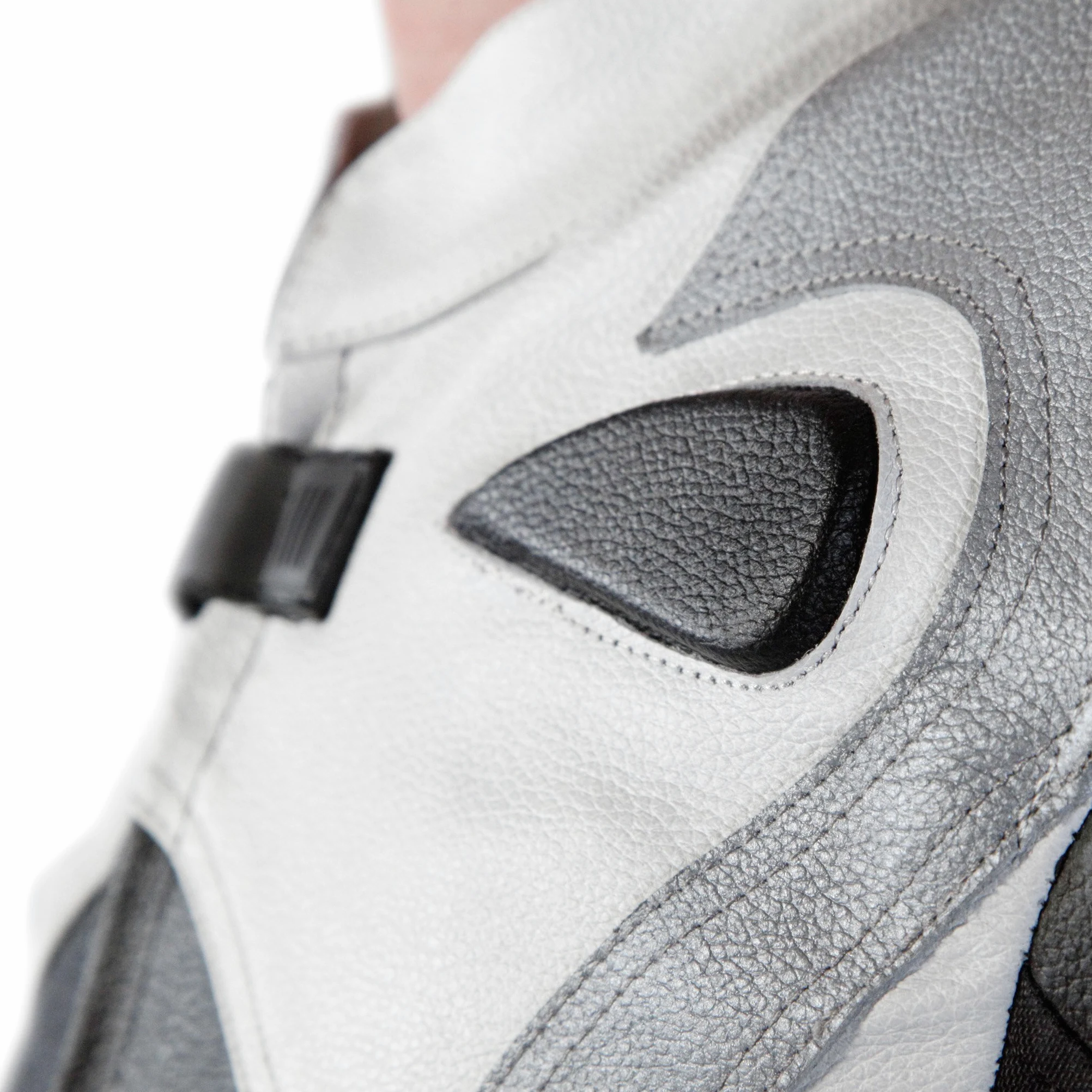 Edelnice Trachtenmode Lemoko Leder Motorradkombi Zweiteiler schwarz weiß silber Gr S-5XL