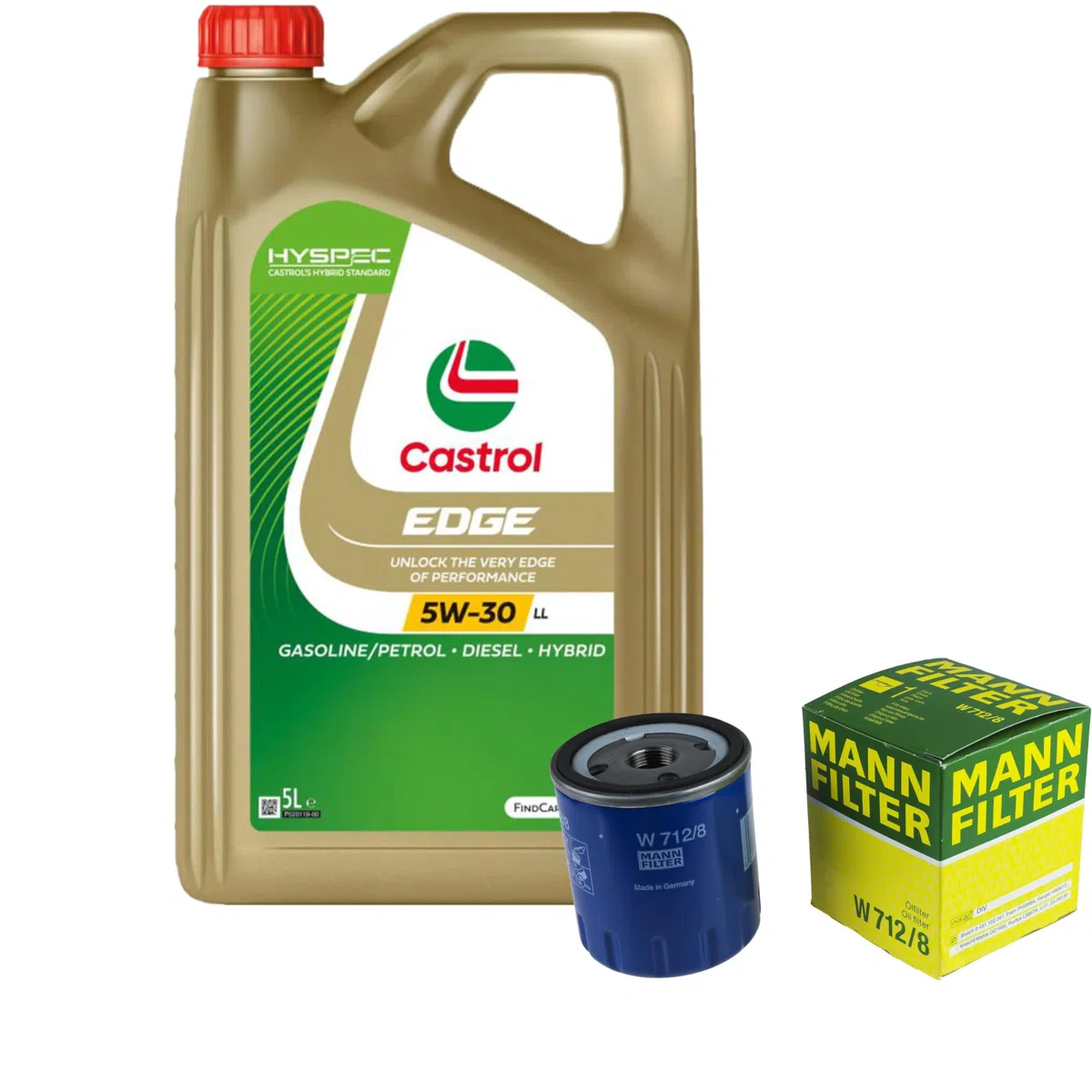 Filter Set Inspektionspaket 5 Liter Motoröl EDGE Titanium FST 5W-30 LL Ölfilter
