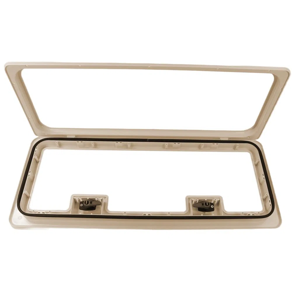 Serviceklapppe Staufach Tür Wohnwagen Wohnmobil Caravan Boot LKW 840 mm x 345 mm beige