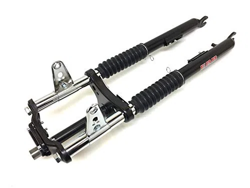 Gabel Federgabel komplett Schwarz passend für Tomos A35 Mofa Moped Mokick – Länge 630mm