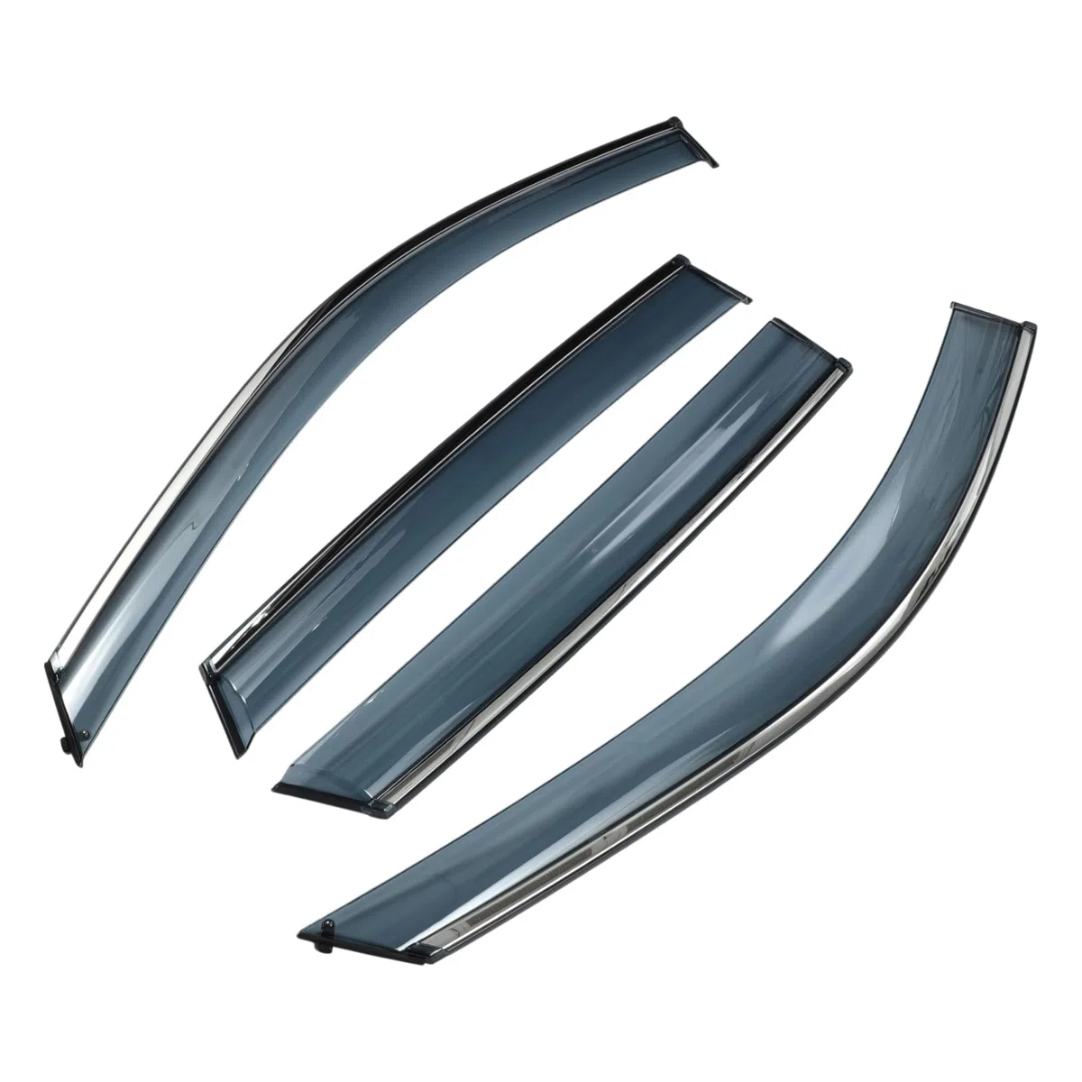 1 Set Fensterabweiser für Mazda CX-5 2017-2024 Seitliche Fensterabweiser Schwarz