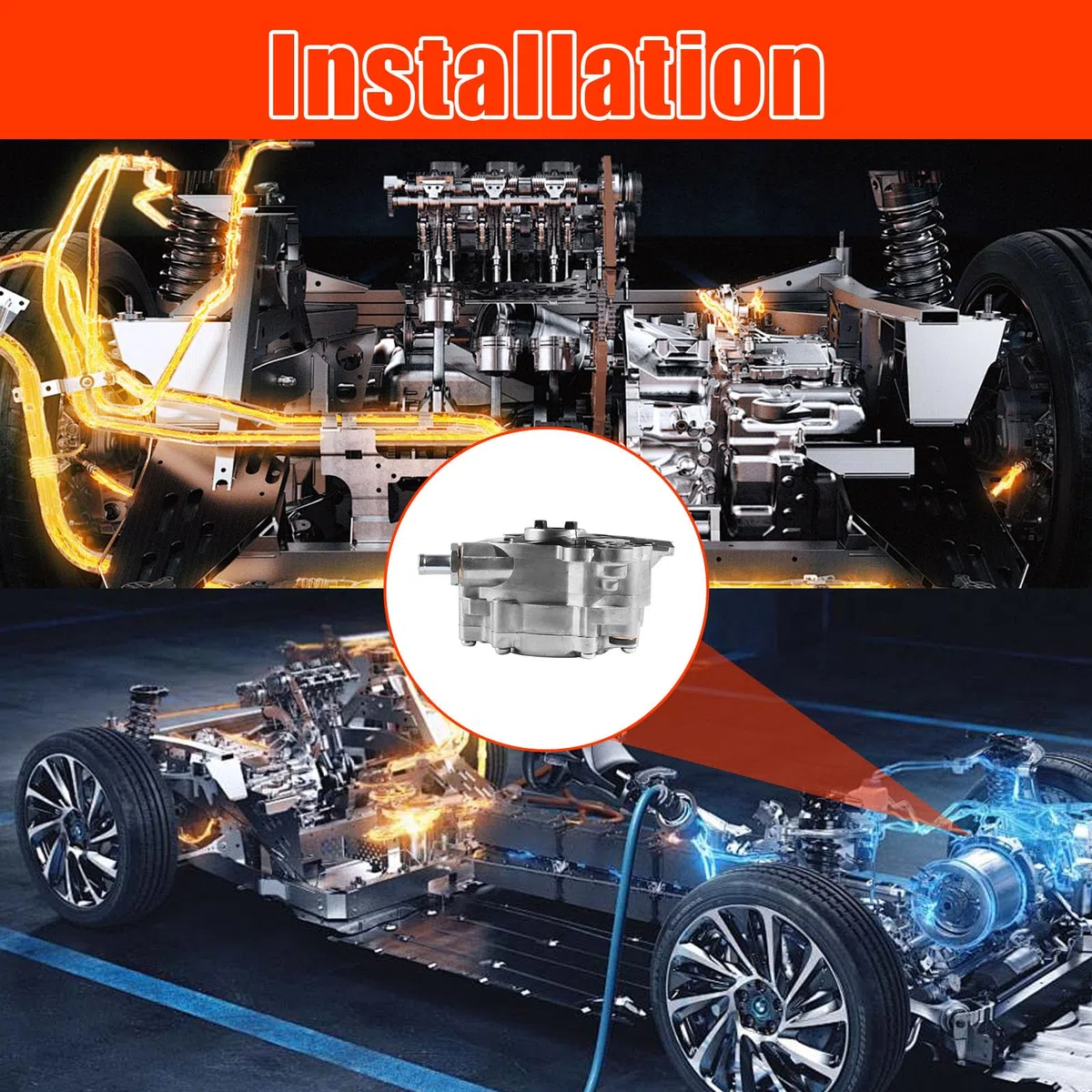 Vakuumpumpe Entwicklungssystem Vakuumpumpe für Audi A3 A4 für Mitsubishi für Skoda für Volkswagen 03G145209