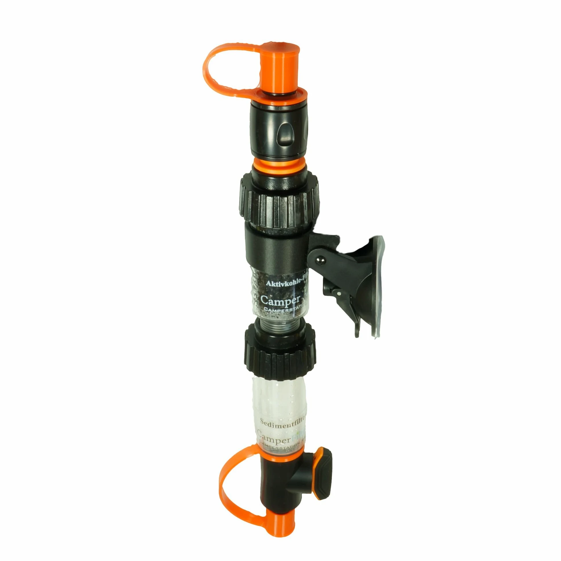 Wasserfilter mit Aktivkohlefilter- und Sedimentfilter für Wohnmobil, Wohnwagen, Camping, Boot
