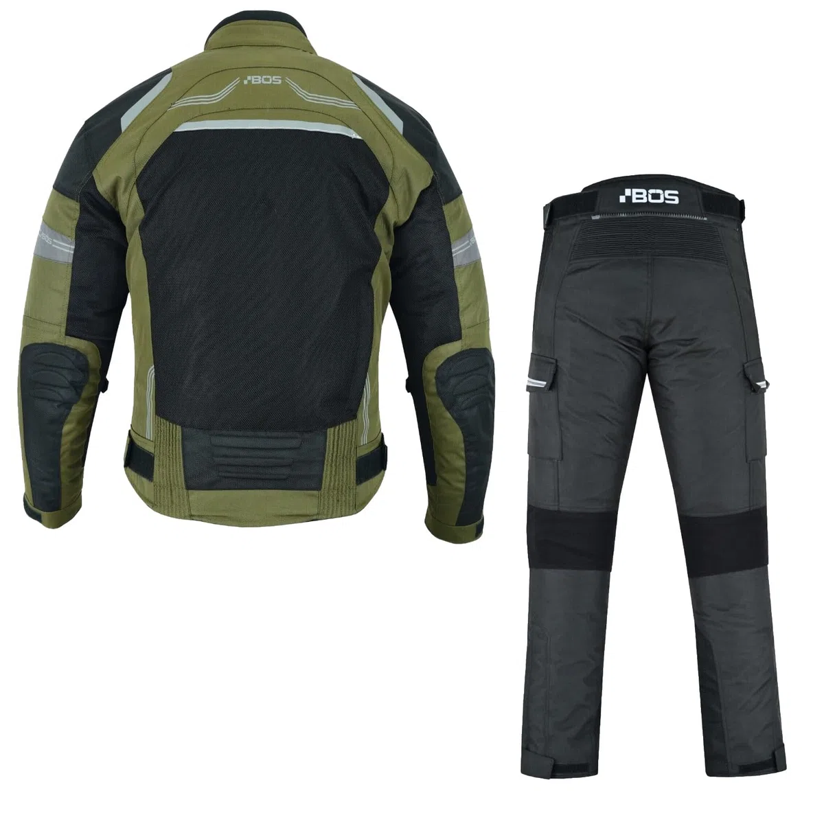 Motorradkombi Herren 2-Teilig – Motorradjacke Mesh Belüftet + Hose mit CE-Schutz – Ideal für Sommer,Sommer Motorradjacke Herren mit CE-Protektoren & Motorradhos