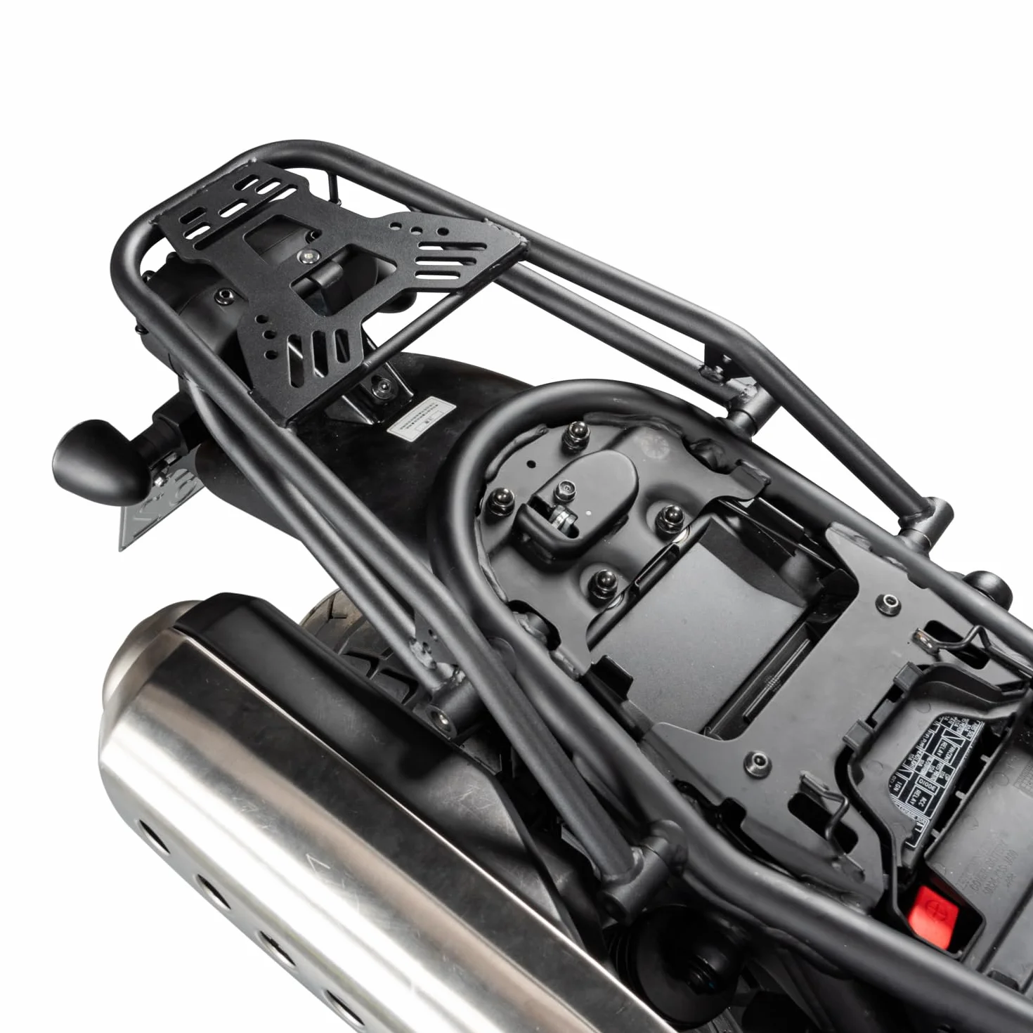 Motorrad Stahl Heckgepäckträger-Stützregal kompatibel mit CL250 CL300 CL500 CL 250 300 SCL500 2023 2024, Frachtträgerhalterung Topcase-Verlängerungsplatte Heckträger