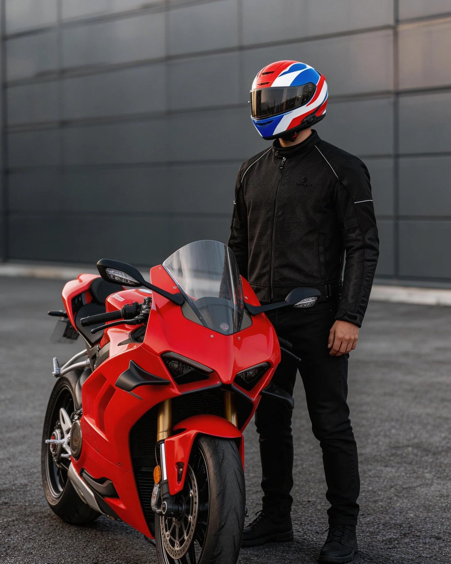 IRON JIA’S Motorradjacke Herren Abnehmbare Zertifizierte Motorradprotektoren Sommer Reiten Mesh atmungsaktiv komfortabel Herren Biker Jacke Schwarz-L