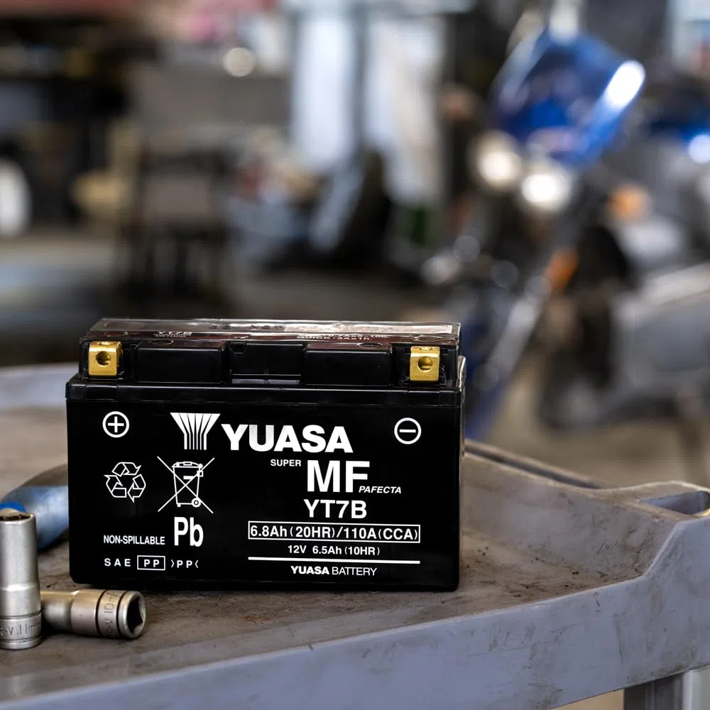 Yuasa YT7B 12V 110 CCA wartungsfreie AGM VRLA Motorradbatterie