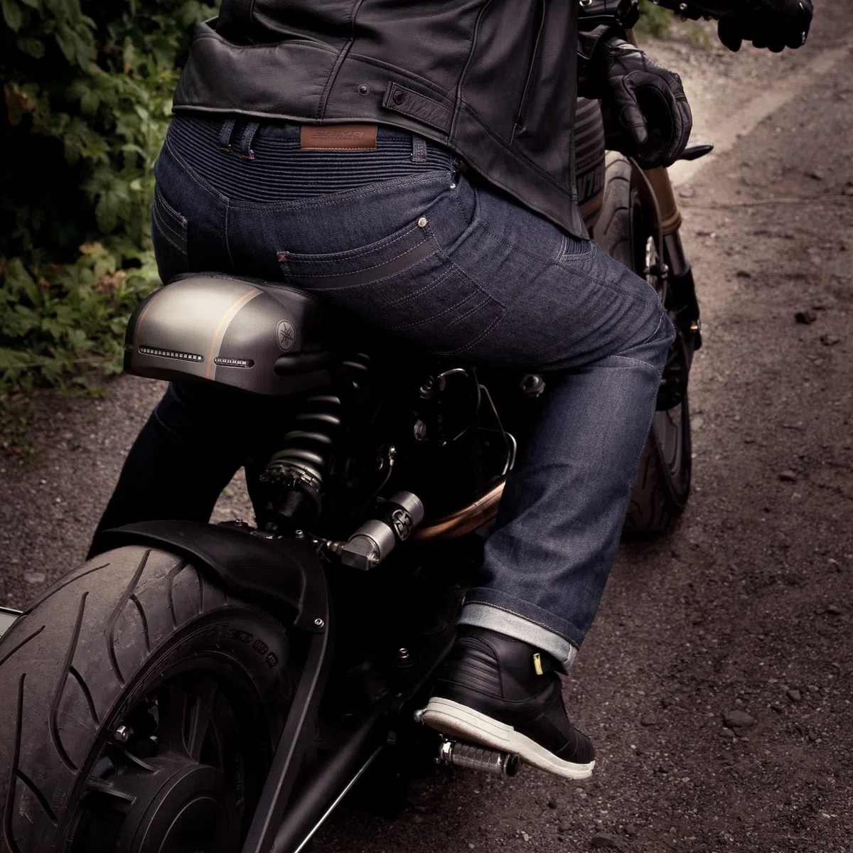Shima Gravity Motorradjeans Herren - Atmungsaktive Elastische Cordura Biker Hose Männer Passform Regular