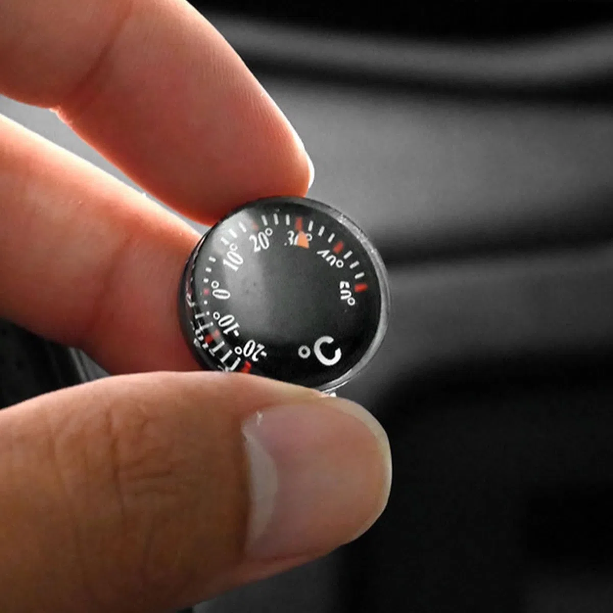 Autotemperaturanzeige,Kleines Mechanisches Tragbares Temperature Gauge,Außenfenster-Thermograph | Für Thanksgiving, Valentinstag Und Geburtstag, Für Auto, Van Und SUVs, Zum Parken Im Sommer