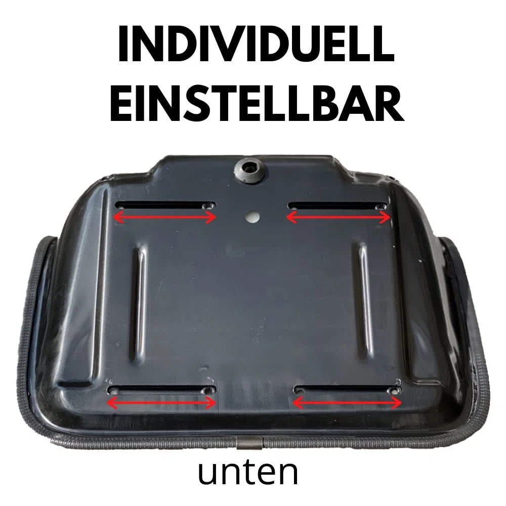 Traktorsitz Sitzschale Schleppersitz Minibagger Aufsitzmäher Gabelstapler Staplersitz