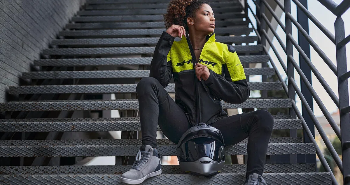 SHIMA Cruz 2.0 Motorrad Leggings Damen Hose mit Protektoren AirForce Knieprotektoren Motorradhose Kurzgrößen Hosen