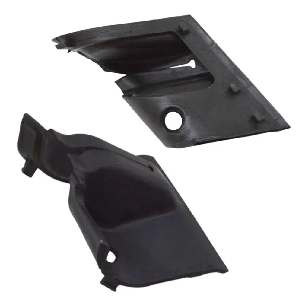 Vordere Motorhauben-Scharnier-Abdeckung, Paar L&R Kappen, schwarze Kunststoffschützer für Ford Transit MK7 2006–2013