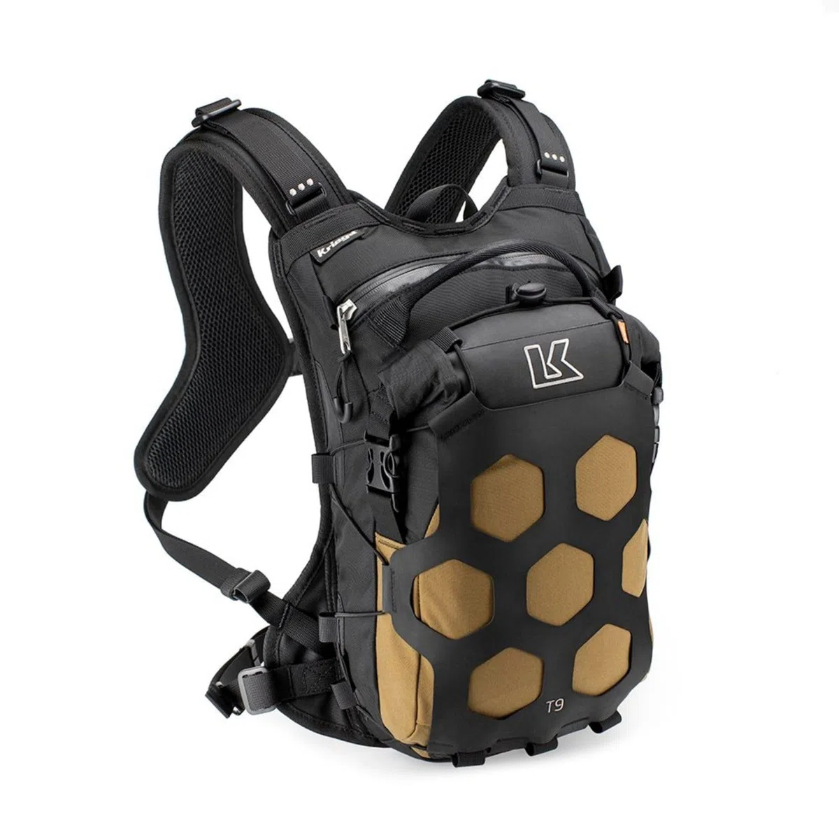 Kriega Trail 9 Motorrad Rucksack, Sand, Einheitsgröße